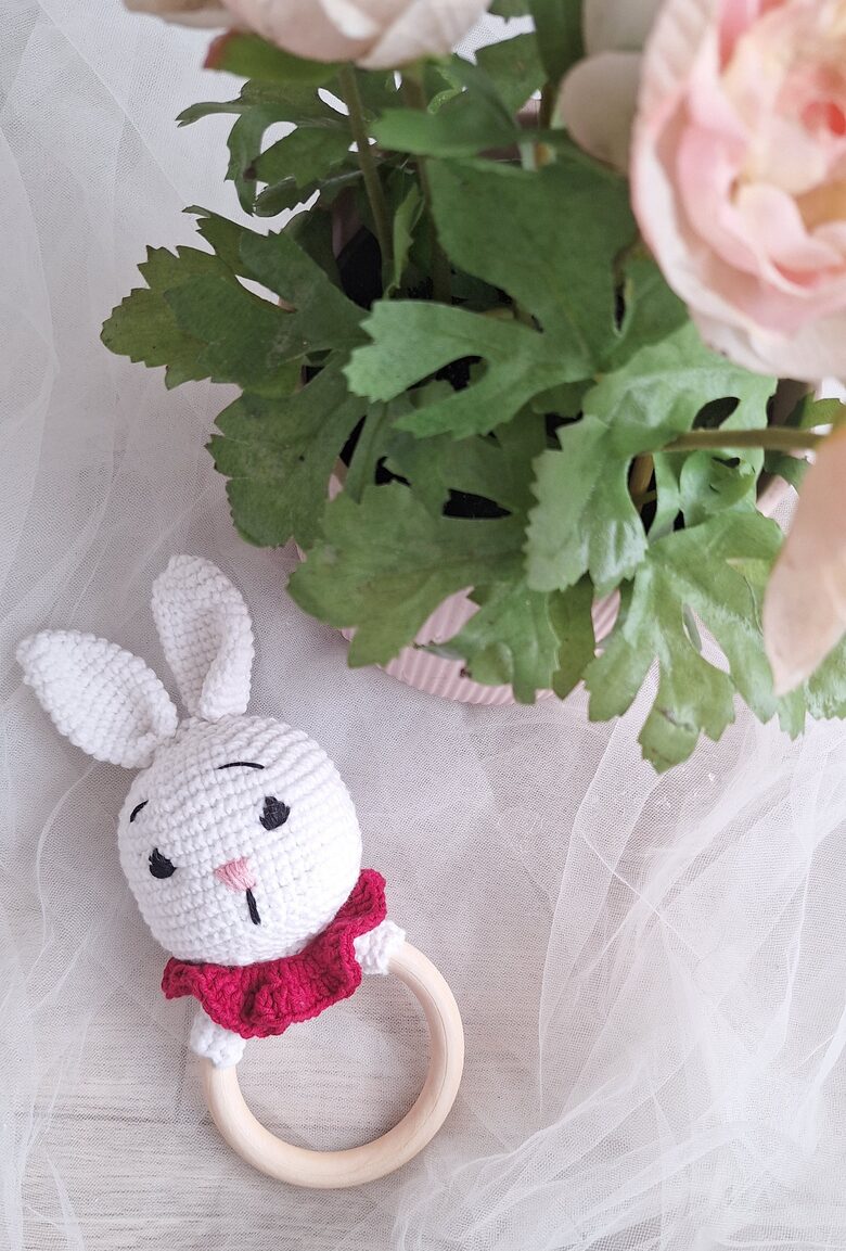 Tamborēts graužam grabulis " Zaķis"